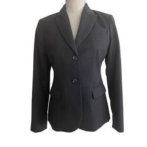 Pendleton Charcoal Gray Virgin Wool Blazer Size 4